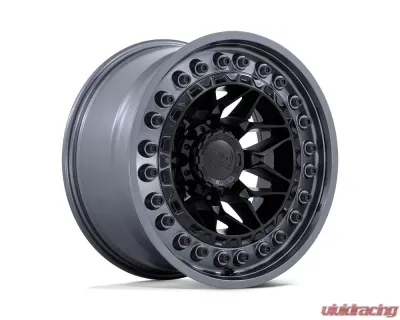 Black Rhino Alpha Wheel 18x9 8x165.1 0mm Matte Black w/Gunmetal Lip - BR008MA18908000
