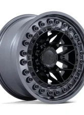 Black Rhino Alpha Wheel 18x9 8x165.1 0mm Matte Black w/Gunmetal Lip                                     - BR008MA18908000 - Image 2