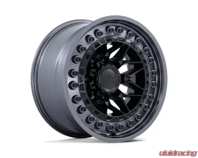 Black Rhino Alpha Wheel 18x9 8x165.1 0mm Matte Black w/Gunmetal Lip - BR008MA18908000