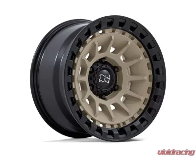Black Rhino Barrage Wheel 17x8.5 6x139.7 -10mm Desert Sand On Matte Black - BR009TM17856810N
