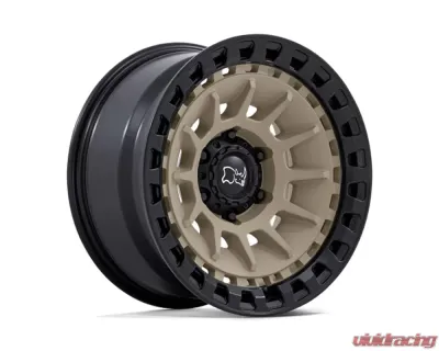 Black Rhino Barrage Wheel 17x8.5 6x139.7 -10mm Desert Sand On Matte Black - BR009TM17856810N