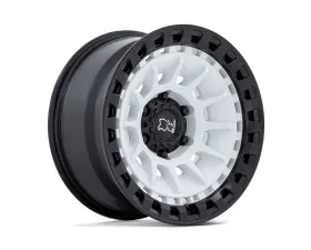 Black Rhino Barrage Wheel 17x8.5 6x139.7 -10mm Gloss White On Matte Black