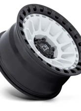 Black Rhino Barrage Wheel 17x8.5 6x139.7 -10mm Gloss White On Matte Black                                     - BR009WM17856810N - Image 3