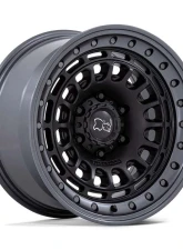 Black Rhino BR014 Sahara Wheel 17x9 6x139.7 0mm Matte Black w/Gunmetal Lip                                     - BR014MA17906800 - Image 3