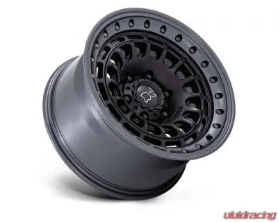 Black Rhino BR014 Sahara Wheel 17x9 6x139.7 0mm Matte Black w/Gunmetal Lip - BR014MA17906800