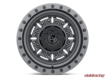 Black Rhino Abrams Wheel 17x8.5 6x5.5 -18mm Textured Matte Gunmetal - 1785ABR-86140G12