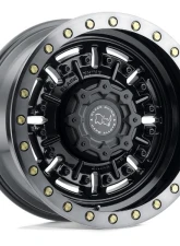 Black Rhino Abrams Wheel 17x8.5 6x5.5 +0mm Gloss Gun Black w/Machined Dark Tint                                     - 1785ABR006140B12 - Image 3