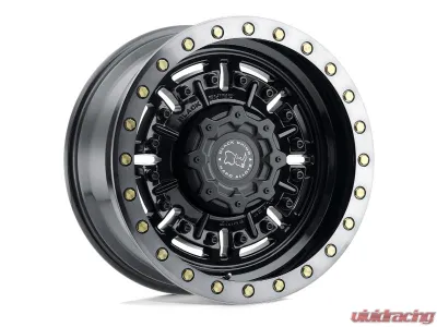 Black Rhino Abrams Wheel 17x8.5 6x5.5 +0mm Gloss Gun Black w/Machined Dark Tint - 1785ABR006140B12