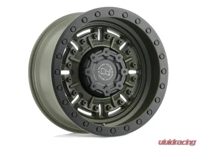 Black Rhino Abrams Wheel 17x8.5 6x5.5 +0mm Olive Drab Green - 1785ABR006140N12