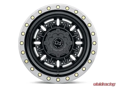 Black Rhino Abrams Wheel 18x9.5 6x5.5 -18mm Gloss Gun Black w/Machined Dark Tint - 1895ABR-86140B12