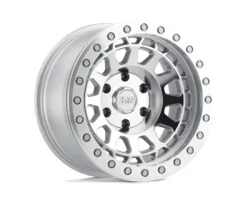 Black Rhino Primm Wheel 18x9.5  8x165.1 0mm Silver w/Mirror Face & Lip Edge