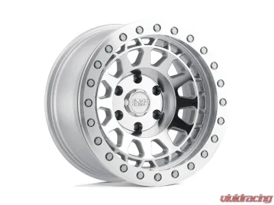 Black Rhino Primm Wheel 18x9.5  8x165.1 0mm Silver w/Mirror Face & Lip Edge - 1895PRM008165S22