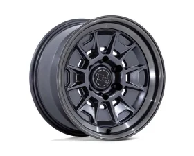 Black Rhino BR021 Mondo Wheel 17x8.5 6X139.7 -10 Matte Gunmetal w/Gloss Gray Lip