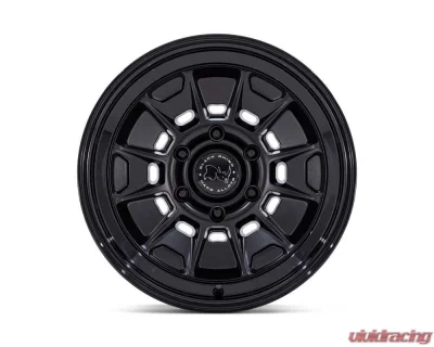 Black Rhino BR021 Mondo Wheel 17x8.5 6X139.7 -10 Matte Black w/Gloss Black Lip - BR021MB17856810N