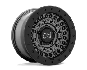 Black Rhino Barricade Wheel 17x8.5 5x127 | 5x5 -34mm Gun Black w/Black Rock Guard