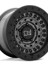 Black Rhino Barricade Wheel 17x8.5 6x4.5 +0mm Gun Black w/Black Rock Guard                                     - 1785BCD006114G76 - Image 7