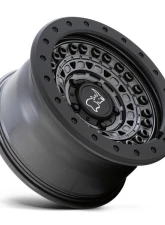 Black Rhino Barricade Wheel 17x8.5 6x4.5 +0mm Gun Black w/Black Rock Guard                                     - 1785BCD006114G76 - Image 2
