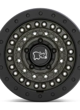 Black Rhino Barricade Wheel 17x8.5 6x5.5 +0mm Olive Dab Green w/Black Rock Guard                                     - 1785BCD006140N12 - Image 3