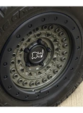 Black Rhino Barricade Wheel 17x8.5 6x5.5 +0mm Olive Dab Green w/Black Rock Guard                                     - 1785BCD006140N12 - Image 6