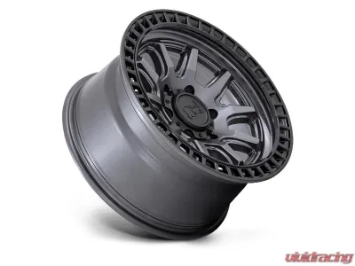 Black Rhino Calico Wheel 17x8.5 5x127 | 5x5 34mm Matte Gunmetal w/Matte Black Lip - BR001AB17855034
