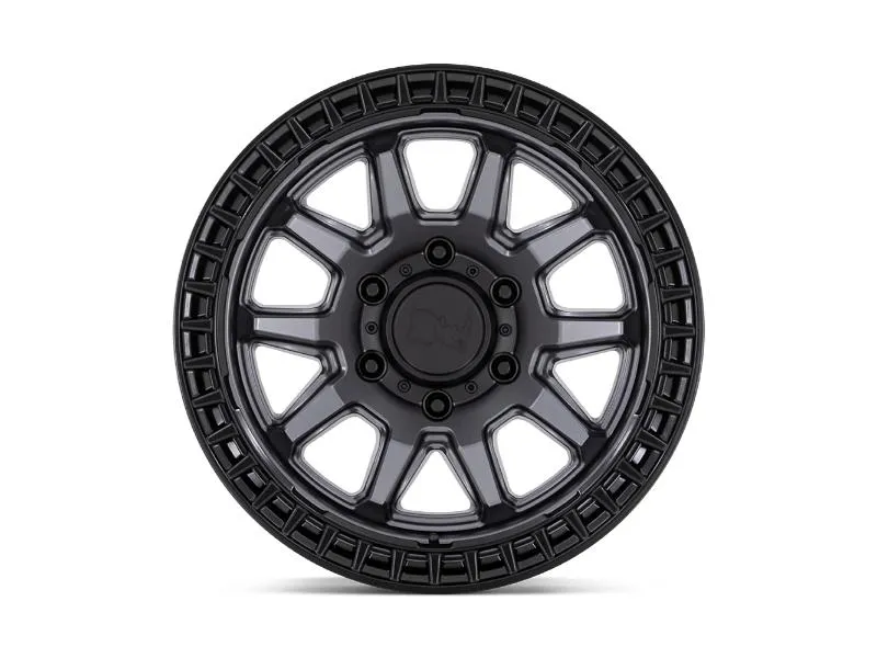 ブラックホワイト bunta514様 Black Rhino Calico 17x8.5 5x5.0 -10mm Matte Gunmetal Wheel