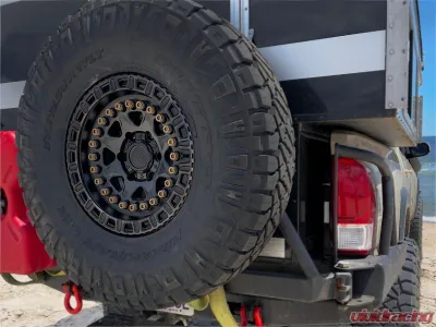 Black Rhino Carbine Wheel 20x9 6x120 +10mm Matte Black w/Mach Tint Ring - 2090CBN106120M67