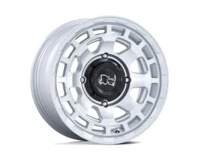 Black Rhino Chamber UTV Wheel 14x7 4x110 10mm Hyper Silver w/Machined Face