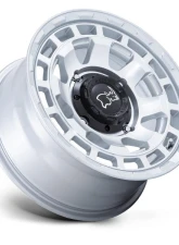 Black Rhino Chamber UTV Wheel 15x7 4x156 10mm Hyper Silver w/Machined Face                                     - BU002SD15704410 - Image 2