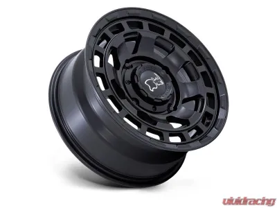Black Rhino Chamber UTV Wheel 15x7 4x110 10mm Matte Black - BU002MX15704010