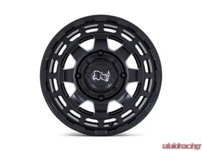 Black Rhino Chamber UTV Wheel 15x7 4x110 10mm Matte Black - BU002MX15704010