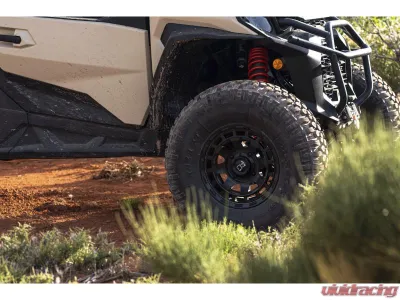Black Rhino Chamber UTV Wheel 15x7 4x110 10mm Matte Black - BU002MX15704010