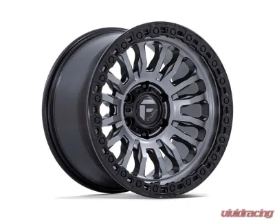 FUEL FC857 Rincon Wheel 20x10 8x180 -18mm Matte Gunmetal With Black Lip - FC857AB20108818N