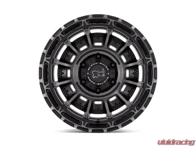 Black Rhino Legion Wheel 20x10 5x127 | 5x5 -18mm Matte Black Gray Tint - BR002MA20105018N