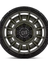 Black Rhino Legion Wheel 17x9 6x5.5 0mm Olive Drab Green w/Black Lip                                     - BR002EB17906800 - Image 3