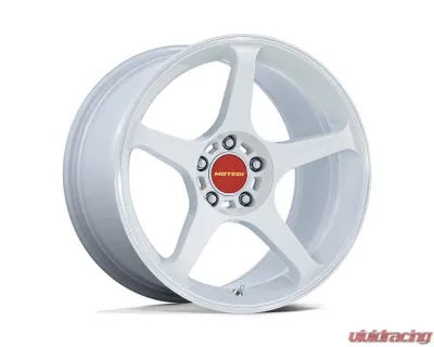 MOTEGI Racing MR159 Battle V Wheel 18x10.5 5x114.3 35mm Matsuri White Pearl w/Machined Lip Stripe - MR159WD18051235