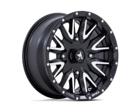 MSA Offroad M49 Creed Wheel 24x7 4x110 0mm Matte Black Machined