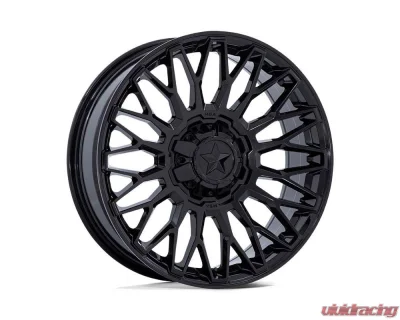 MSA Offroad M50 Clubber Wheel 24x7 4x137/4x156 0mm Gloss Black - MA050BX24704A00