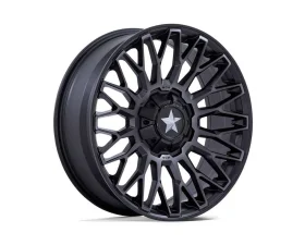 MSA Offroad M50 Clubber Wheel 24x7 4x137/4x156 0mm Matte Black Ddt