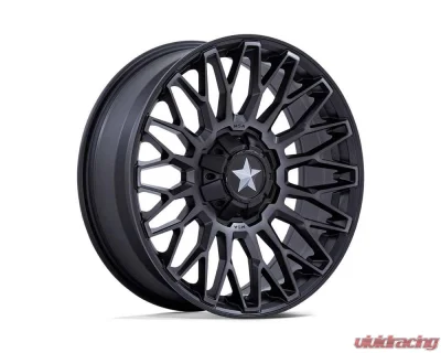 MSA Offroad M50 Clubber Wheel 24x7 4x137/4x156 0mm Matte Black Ddt - MA050MT24704A00