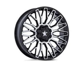 MSA Offroad M50 Clubber Wheel 24x7 4x137/4x156 0mm Gloss Black Machined