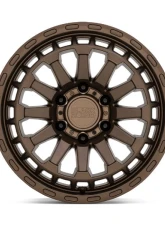 Black Rhino Raid Wheel 17x8.5 5x4.5 -18mm Matte Bronze                                     - 1785RAD-85114Z71 - Image 3