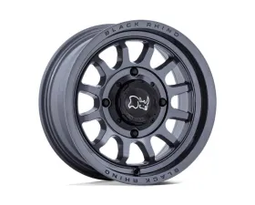 Black Rhino Rapid UTV Wheel 14x7 4x110 10mm Gloss Gunmetal