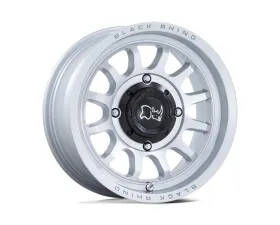 Black Rhino Rapid UTV Wheel 14x7 4x137 10mm Hyper Silver w/Machined Face