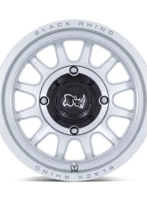 Black Rhino Rapid UTV Wheel 15x7 4x110 10mm Hyper Silver w/Machined Face                                     - BU001SD15704010 - Image 3