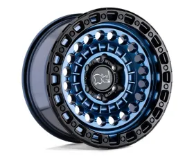 Black Rhino Sentinel Wheel 17x8.5 8x180 -18mm Cobalt Blue w/Black Ring