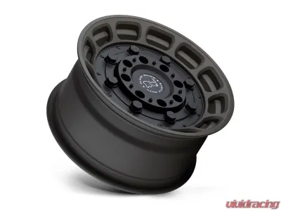 Black Rhino Warthog Wheel 17x8.5 6x5.5 -18mm Matte Olive Dab Green w/Black Center - 1785WHG-86140N12