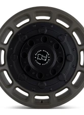 Black Rhino Warthog Wheel 17x8.5 6x5.5 -18mm Matte Olive Dab Green w/Black Center                                     - 1785WHG-86140N12 - Image 3