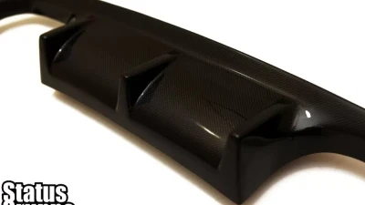 Status Gruppe FRP Finned Style Rear Diffuser with Bumper extension BMW F80/82/83 M3 | M4 2015-2019                                     - SGTBMWF80/82/83DFEFRP - Image 11