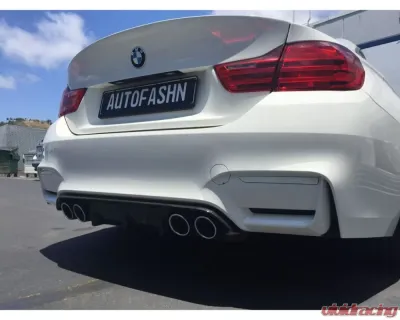 Status Gruppe FRP Finned Style Rear Diffuser with Bumper extension BMW F80/82/83 M3 | M4 2015-2019 - SGTBMWF80/82/83DFEFRP