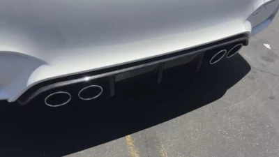 Status Gruppe FRP Finned Style Rear Diffuser with Bumper extension BMW F80/82/83 M3 | M4 2015-2019                                     - SGTBMWF80/82/83DFEFRP - Image 18